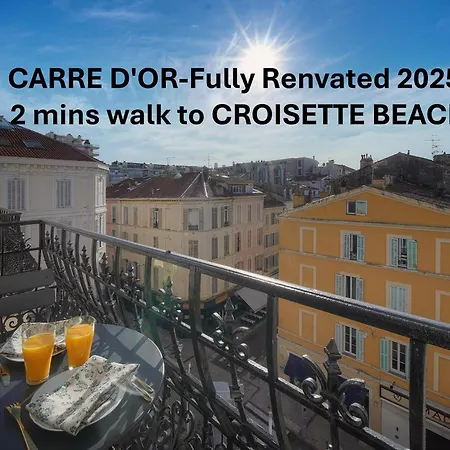 Apartment Luxueux 3 3 Salles De Bain Balcon, Carre D'or A3b129 Cannes